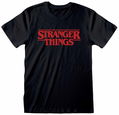 Stranger Things - Logo Black - tričko S