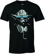 Star Wars - DJ Yoda Cool - tričko L - Tričko