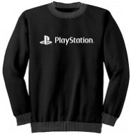 PlayStation – White Logo – mikina s kapucňou L - Tričko