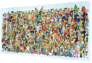 The Simpsons - Characters - Herní podložka na stůl - Podložka pod myš