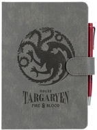 Zápisník House of the Dragon - Targaryen - zápisník s propiskou - Zápisník