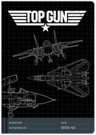 Top Gun - Air Fighter 1986 - Notizbuch - Notizbuch