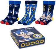Sonic - 3 pár zokni, 40-46 - Zokni