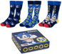 Socks Sonic - 3 páry ponožek 35-41 - Ponožky