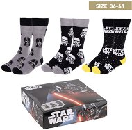 Zokni Star Wars - 3 pár, 35-41 - Ponožky