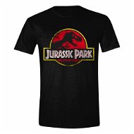 Jurassic Park – Distressed Logo – tričko L - Tričko