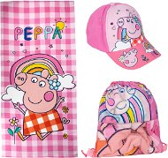 Peppa Pig - ručník a kšiltovka - Készlet gyerekeknek