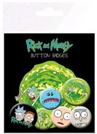 Rick & Morty - set of pancakes - Badge