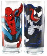Marvel - Spiderman a Venom - sklenice 2ks - Sklenice
