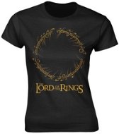 Lord of the Rings - Ring Inscription - tričko dámske L - Tričko
