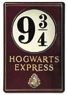 Harry Potter – Platform 9 3/4 – plechová 3D ceduľa na stenu - Ceduľa