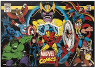 Marvel Comics: Retro koláž  - podložka na stůl - Podložka na stůl