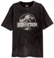 Jurassic Park|Jurský park – Scratched Logo – tričko S - Tričko