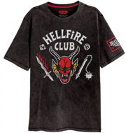 Stranger Things - Hellfire Crest - tričko XL  - Tričko