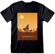 Star Wars|Hviezdne vojny TV seriál The Mandalorian – Retro Poster – tričko - Tričko