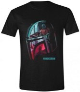 Star Wars|Hvězdné války - TV seriál The Mandalorian Helmet Reflection - tričko S  - Tričko