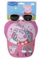 Peppa Pig: Friends - dětská kšiltovka s brýlemi - Čepice