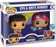 Funko POP! Games Fortnite- 2PK Ryu & Brite Bomber - Figure