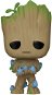 Funko POP! I Am Groot - Groot with Grunds - Figur
