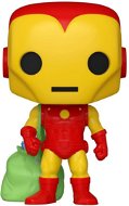 Figúrka Funko POP! Marvel: Holiday – Iron Man w/Bag - Figurka