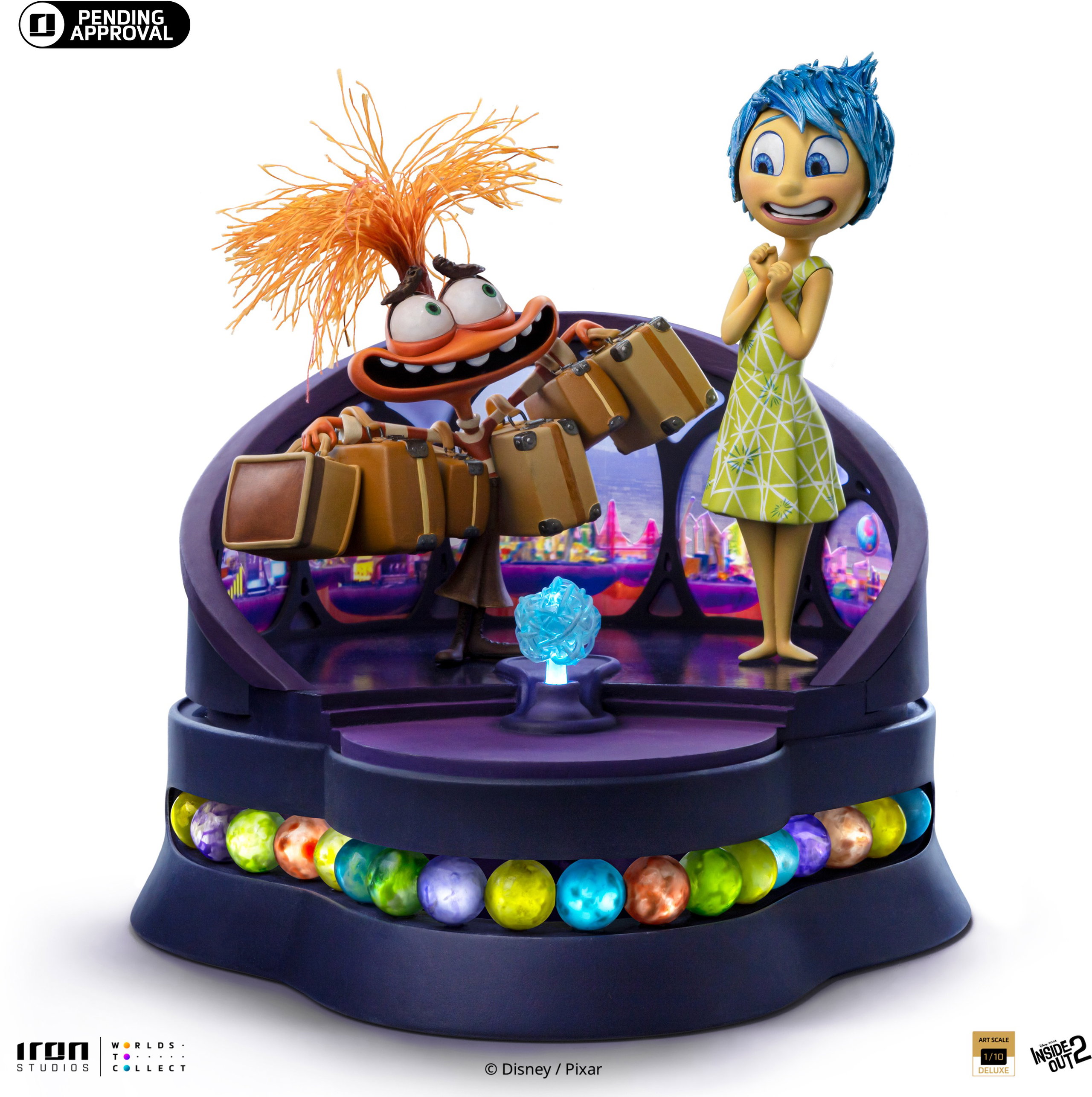 Inside Out 2 - Joy and Anxiety - Deluxe Art Scale 1/10