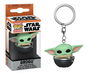 Funko POP! Keychain Star Wars The Mandalorian Grogu in Black Hover Pram - Figurka