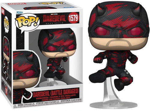 Funko POP! Marvel Daredevil Born Again - Daredevil Battle Damaged 1579 - Figure - Main image