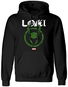 Marvel Loki: Distressed logo - Pánská mikina s kapucí  - Mikina