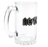 AC/DC - Metal Logo - Glass Jug - Glass