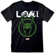 HEROES INC. Marvel Loki 2: Distressed Logo, pánské tričko, vel. XL - Tričko