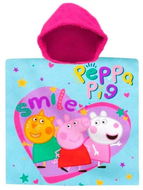 Peppa Pig: Smile - dětské pončo, 60 × 120 cm - Dětská osuška
