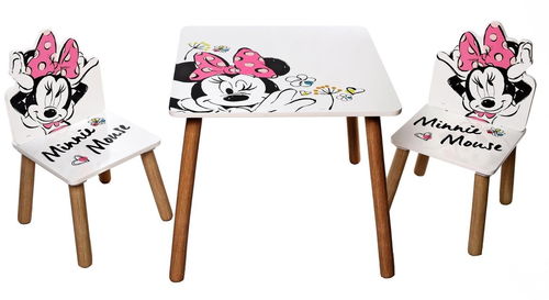 Arditex Dětský stůl s židlemi - Minnie Mouse - Dětský nábytek - Hlavní obrázek