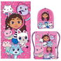 Gabby's Dollhouse: Gabby with cats set - dětská osuška, batoh a kšiltovka - Dětská osuška