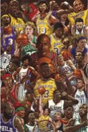 NBA – Basketbalové hviezdy – plagát - Plagát