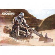 Star Wars – Hviezdne vojny TV seriál The Mandalorian – Speeder Bike – plagát - Plagát