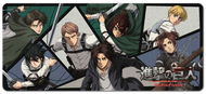 Attack On Titan - Characters - podložka pod myš a klávesnici - Podložka pod myš