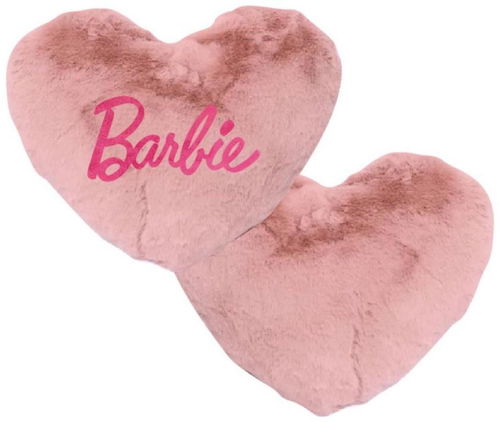 Barbie Main Pink Logo Polštář ve tvaru srdce  - Polštář - Hlavní obrázek