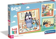 Bluey - puzzle 3 × 48 dílků - Jigsaw Puzzle