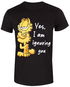 Garfield: Ignoring you - tričko pánské - Tričko