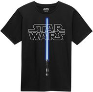 Star Wars: Glow in the dark Lightsaber - pánské tričko - Tričko