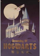  Harry Potter: Dreaming of Hogwarts - Vlajka na zeď - Vlajka