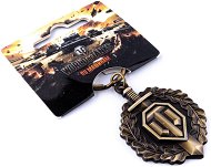 Keychain World of Tanks bronze keychain with Top Gun symbol - Přívěsek na klíče