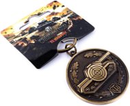 Keychain World of Tanks bronze keychain with Sniper symbol - Přívěsek na klíče