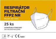 AD Respirátor filtrační FFP2 bílý 25ks - Respirátor