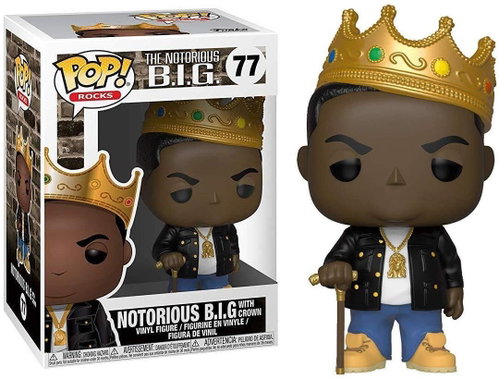 Funko POP! Notorious B. I. G. Notorious B. I. G. with Crown 77 - Figure - Main image