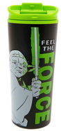 Star Wars: Yoda Feel The Force - cestovní hrnek s víčkem - Cestovní hrnek