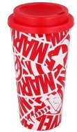 Marvel: Marvel Logo - travel mug with lid - Travel Mug