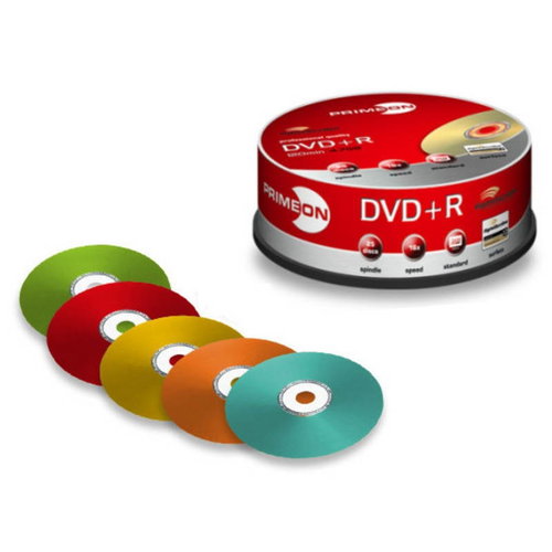 Primeon DVD+R LightScribe 1.2 ColorMix 16x 25ks cakebox - Media - Hauptbild