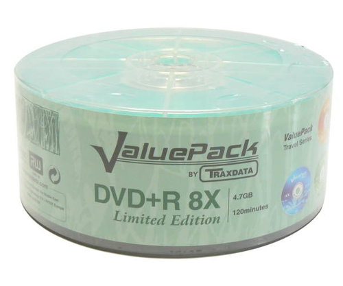 DVD+R médium TRAXDATA 4.7GB, 8x speed, balení 25ks cakebox - - - Main image