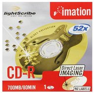 CD-R médium IMATION LightScribe 80min 700MB 52x, balení v krabičce - -